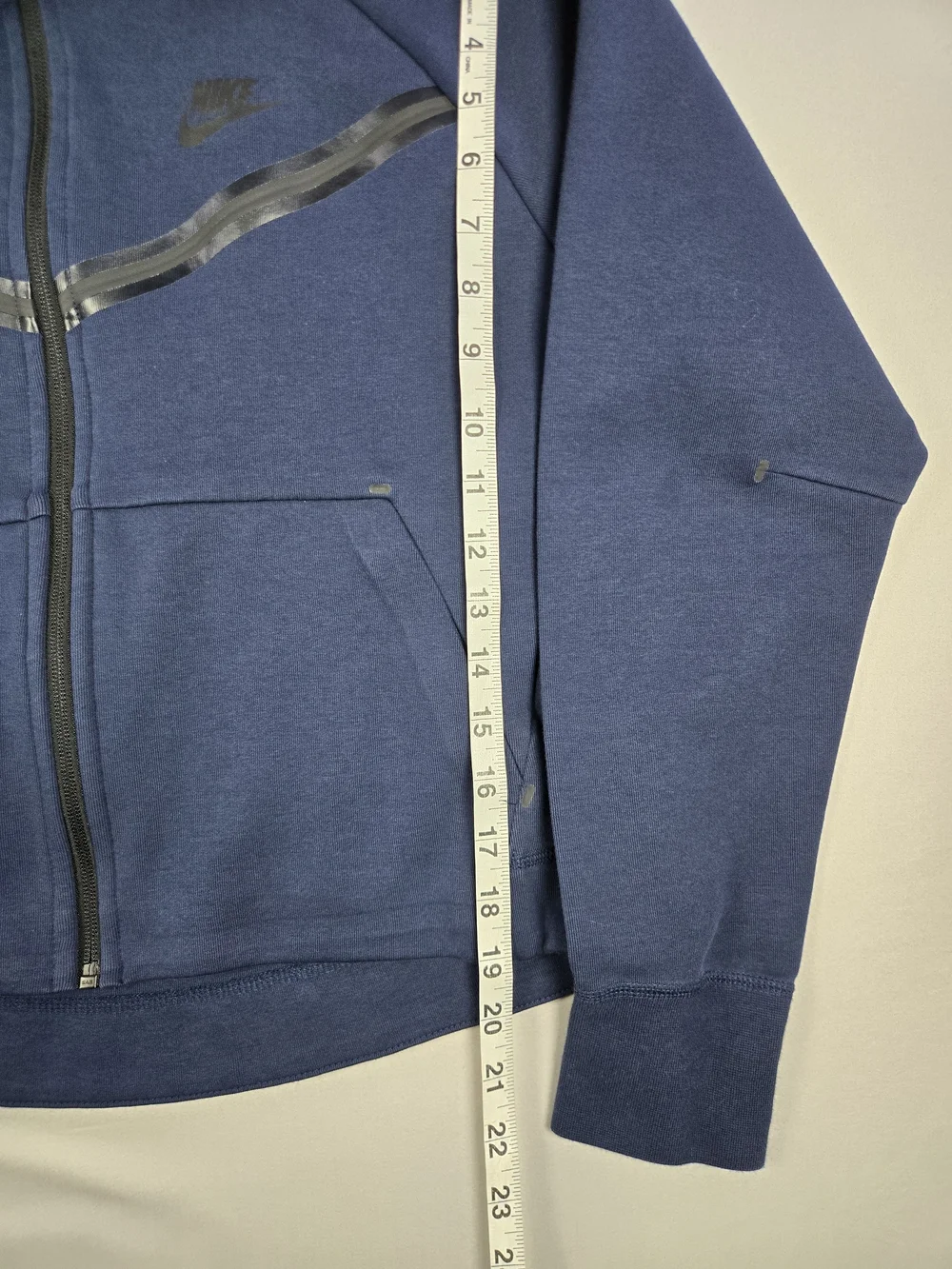 Nike Player Exclusive Tech Track Fleece Full-Zip Windrunner Hoodie Blue Size XS